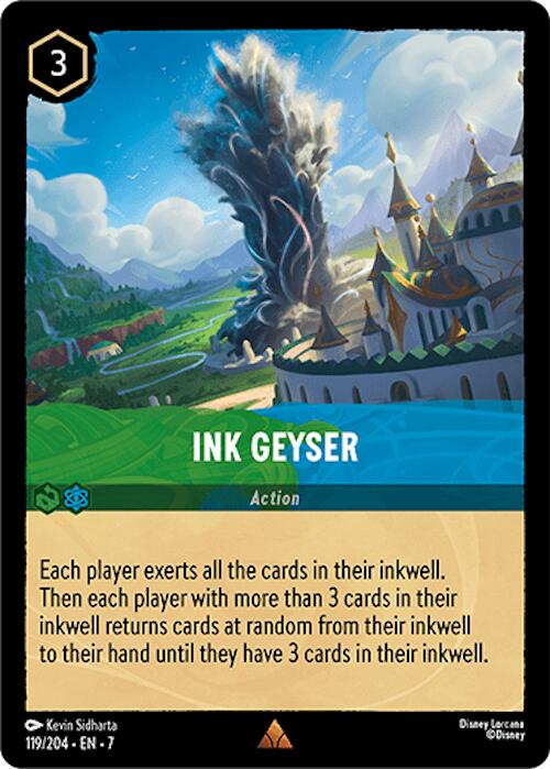 Ink Geyser (119/204) [Archazia's Island] | Galaxy Games LLC