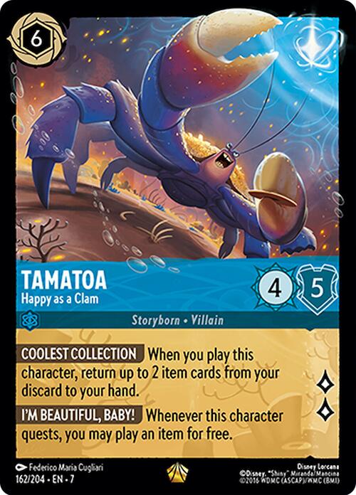 Tamatoa - Happy as a Clam (162/204) [Archazia's Island] | Galaxy Games LLC