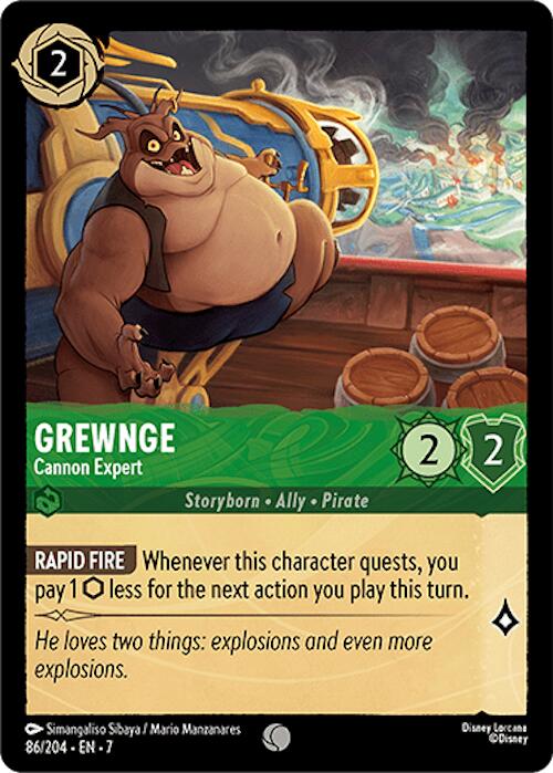 Grewnge - Cannon Expert (86/204) [Archazia's Island] | Galaxy Games LLC