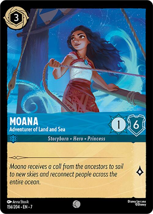 Moana - Adventurer of Land and Sea (156/204) [Archazia's Island] | Galaxy Games LLC