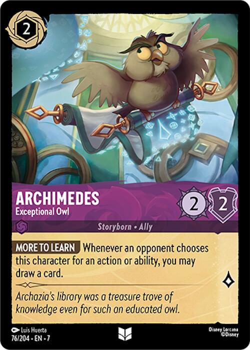 Archimedes - Exceptional Owl (76/204) [Archazia's Island] | Galaxy Games LLC