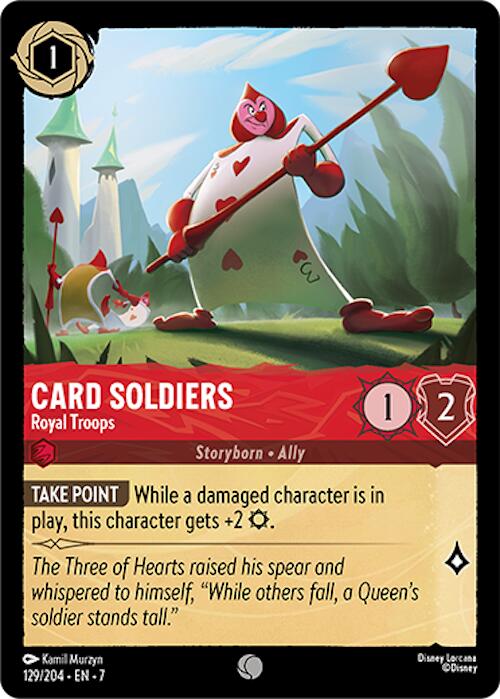 Card Soldiers - Royal Troops (129/204) [Archazia's Island] | Galaxy Games LLC