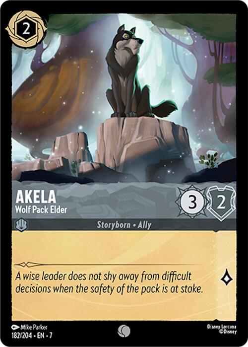 Akela - Wolf Pack Elder (182/204) [Archazia's Island] | Galaxy Games LLC