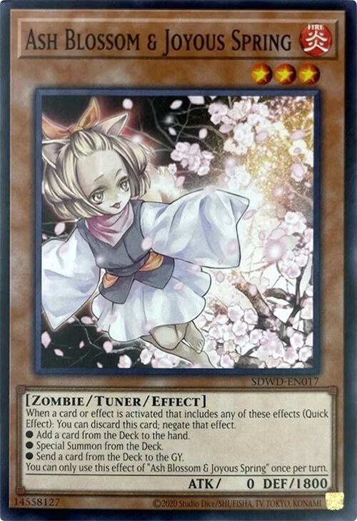 Ash Blossom & Joyous Spring (Unlimited Misprint) [SDWD-EN017] Common | Galaxy Games LLC