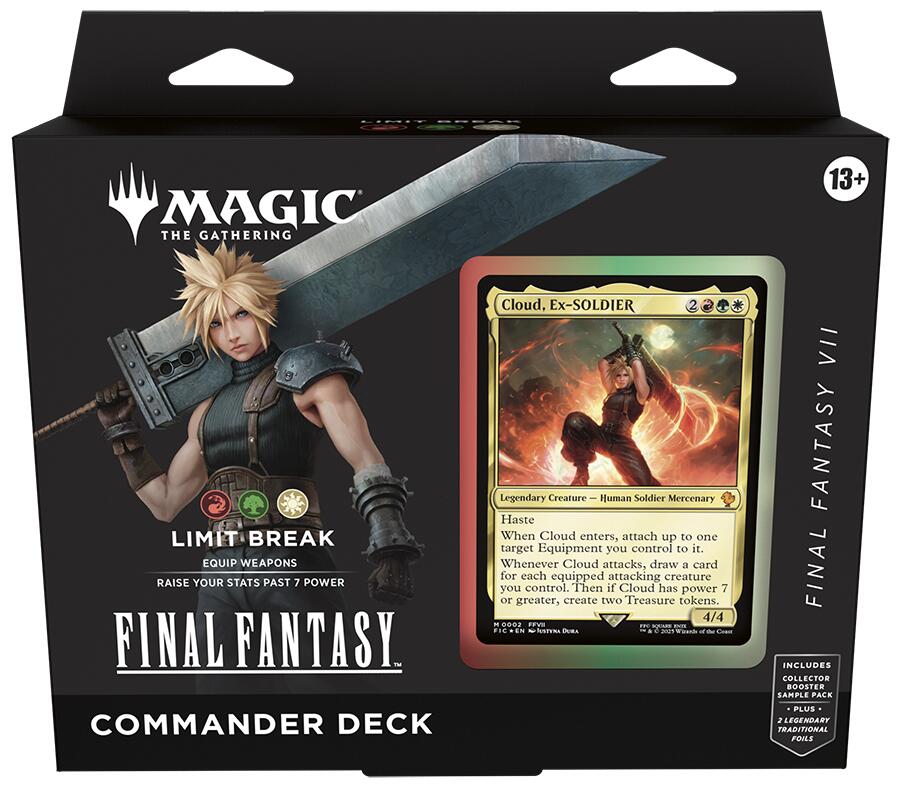 FINAL FANTASY - Commander Deck (Limit Break FINAL FANTASY VII) | Galaxy Games LLC