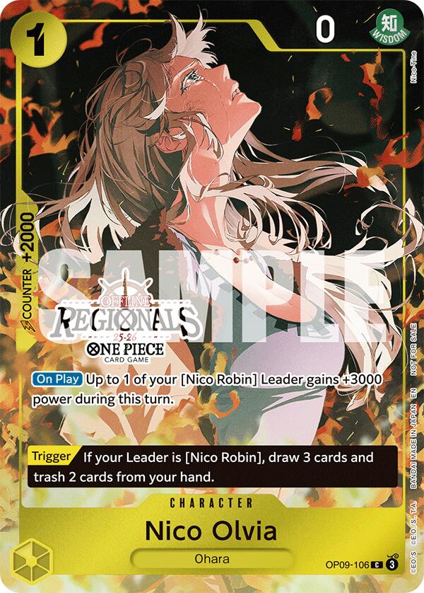 Nico Olvia (Offline Regional Participation Pack 2025 Vol.1) [One Piece Promotion Cards] | Galaxy Games LLC