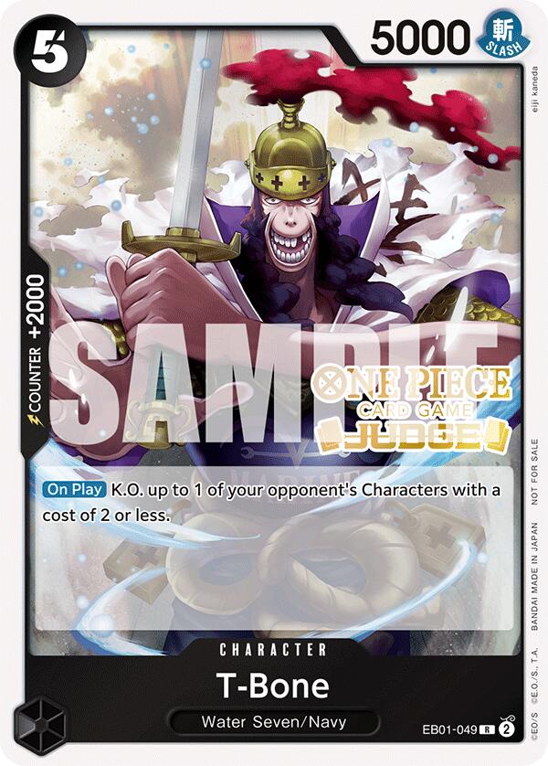 T-Bone (Judge Pack Vol. 5) [One Piece Promotion Cards] | Galaxy Games LLC