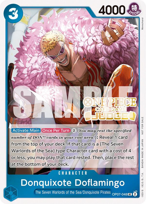 Donquixote Doflamingo (Judge Pack Vol. 5) [One Piece Promotion Cards] | Galaxy Games LLC