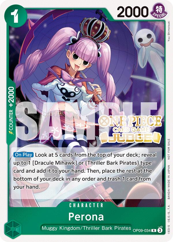 Perona (Judge Pack Vol. 5) [One Piece Promotion Cards] | Galaxy Games LLC