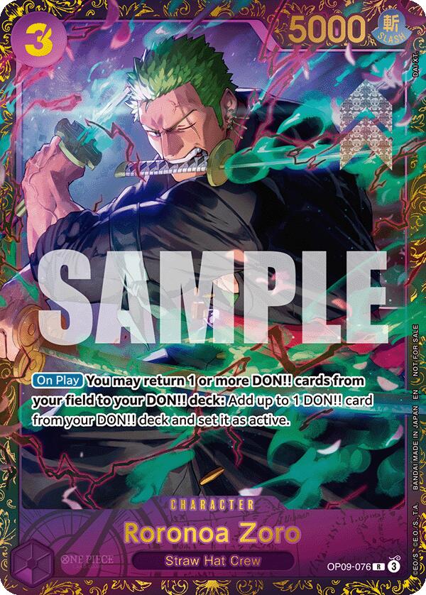 Roronoa Zoro (Championship 25-26 Regionals Season 1) [One Piece Promotion Cards] | Galaxy Games LLC