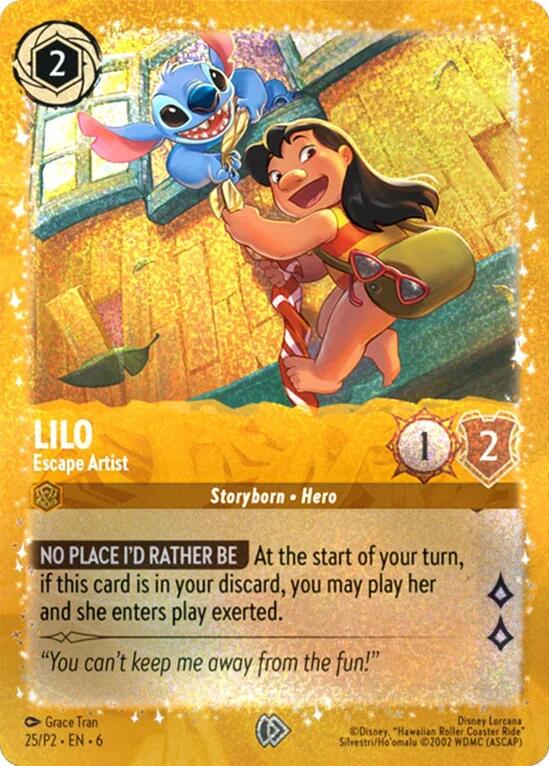 Lilo - Escape Artist (25) [Promo Cards] | Galaxy Games LLC