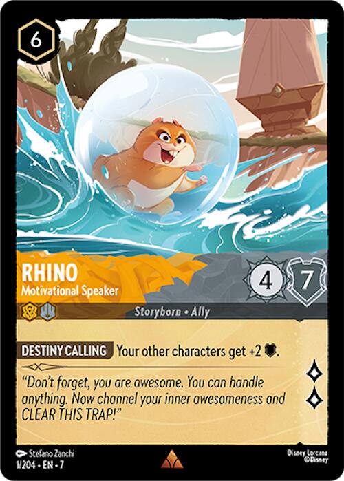 Rhino - Motivational Speaker (1/204) [Archazia's Island] | Galaxy Games LLC