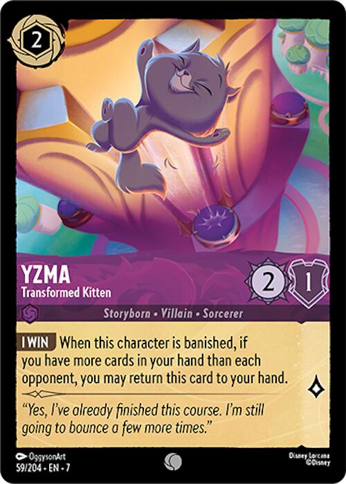 Yzma - Transformed Kitten (59/204) [Archazia's Island] | Galaxy Games LLC