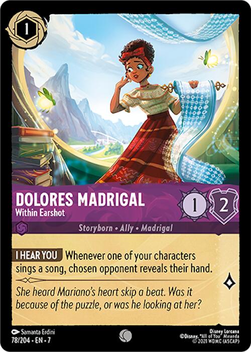Dolores Madrigal - Within Earshot (78/204) [Archazia's Island] | Galaxy Games LLC