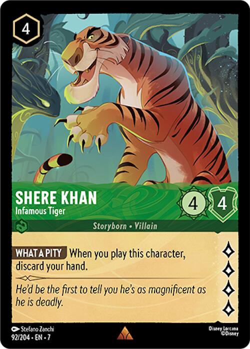 Shere Khan - Infamous Tiger (92/204) [Archazia's Island] | Galaxy Games LLC