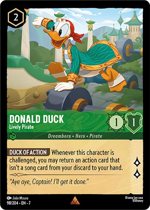 Donald Duck - Lively Pirate (98/204) [Archazia's Island] | Galaxy Games LLC