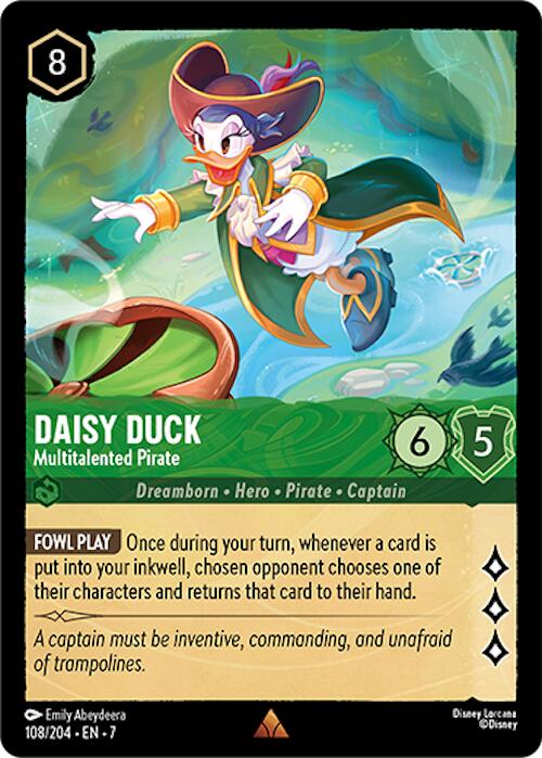 Daisy Duck - Multitalented Pirate (108/204) [Archazia's Island] | Galaxy Games LLC