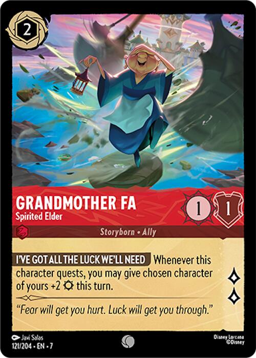 Grandmother Fa - Spirited Elder (121/204) [Archazia's Island] | Galaxy Games LLC