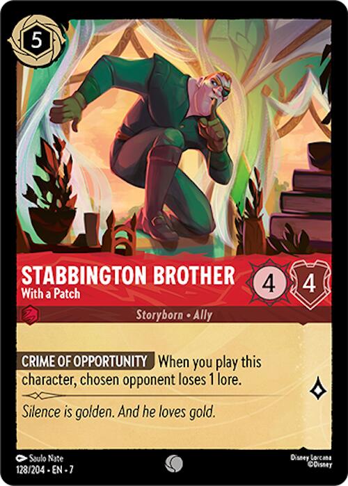 Stabbington Brother - With a Patch (128/204) [Archazia's Island] | Galaxy Games LLC
