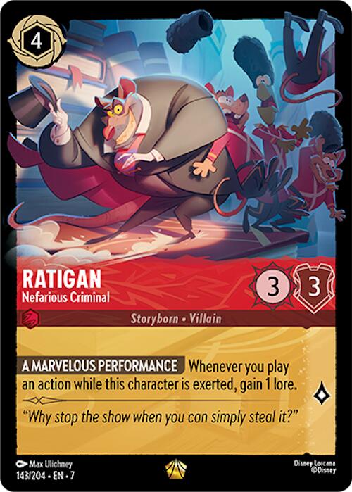 Ratigan - Nefarious Criminal (143/204) [Archazia's Island] | Galaxy Games LLC