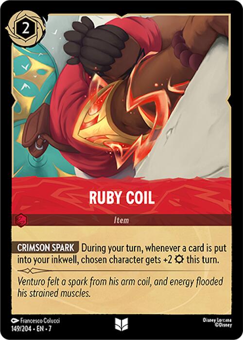 Ruby Coil (149/204) [Archazia's Island] | Galaxy Games LLC