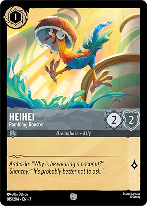 Heihei - Rambling Rooster (185/204) [Archazia's Island] | Galaxy Games LLC