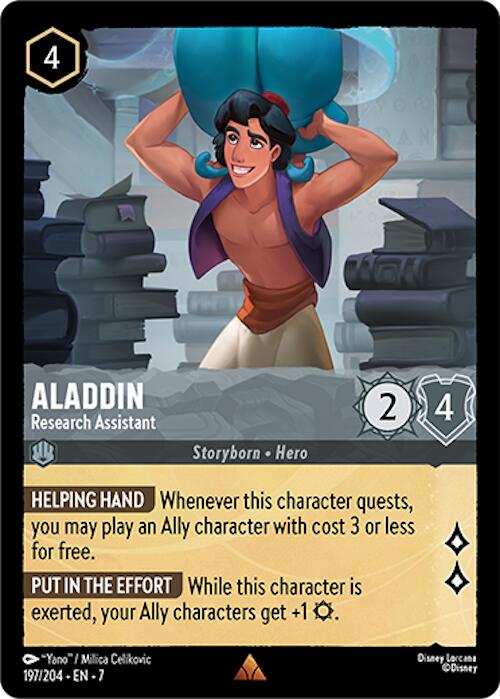 Aladdin - Research Assistant (197/204) [Archazia's Island] | Galaxy Games LLC