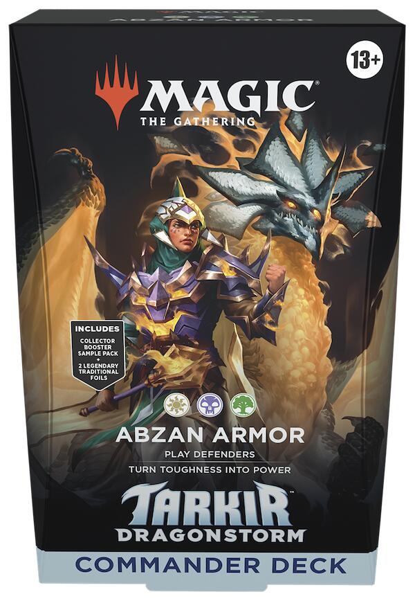 Tarkir: Dragonstorm - Commander Deck (Abzan Armor) | Galaxy Games LLC