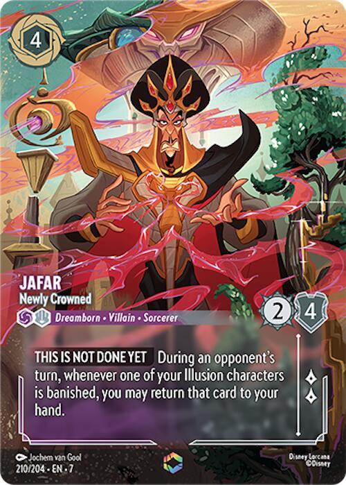 Jafar - Newly Crowned (Enchanted) (210/204) [Archazia's Island] | Galaxy Games LLC