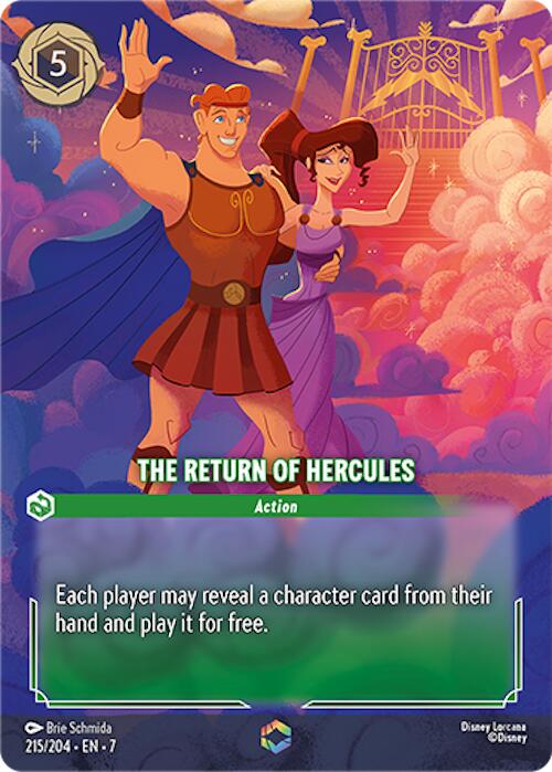 The Return of Hercules (Enchanted) (215/204) [Archazia's Island] | Galaxy Games LLC