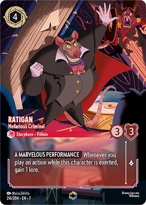 Ratigan - Nefarious Criminal (Enchanted) (216/204) [Archazia's Island] | Galaxy Games LLC