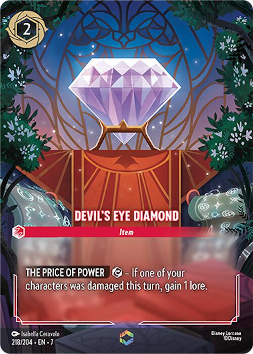 Devil's Eye Diamond (Enchanted) (218/204) [Archazia's Island] | Galaxy Games LLC