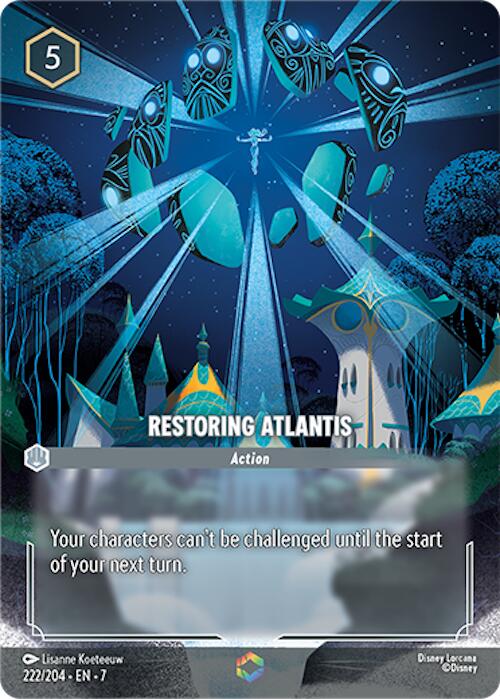 Restoring Atlantis (Enchanted) (222/204) [Archazia's Island] | Galaxy Games LLC
