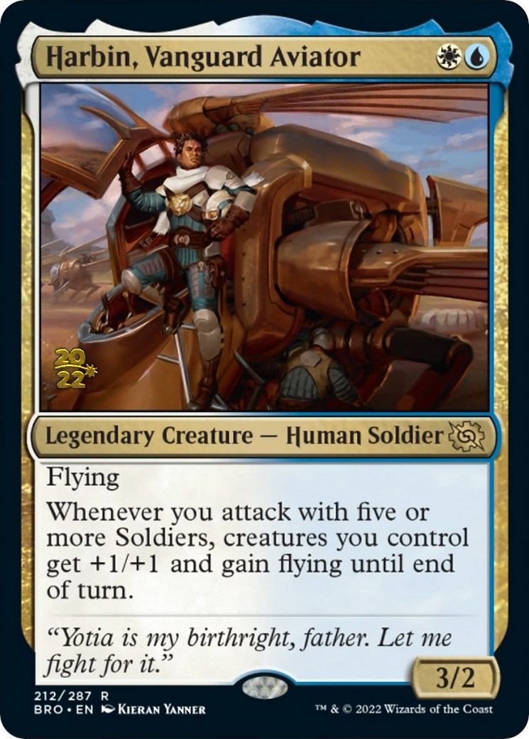 Harbin, Vanguard Aviator [The Brothers' War Prerelease Promos] | Galaxy Games LLC