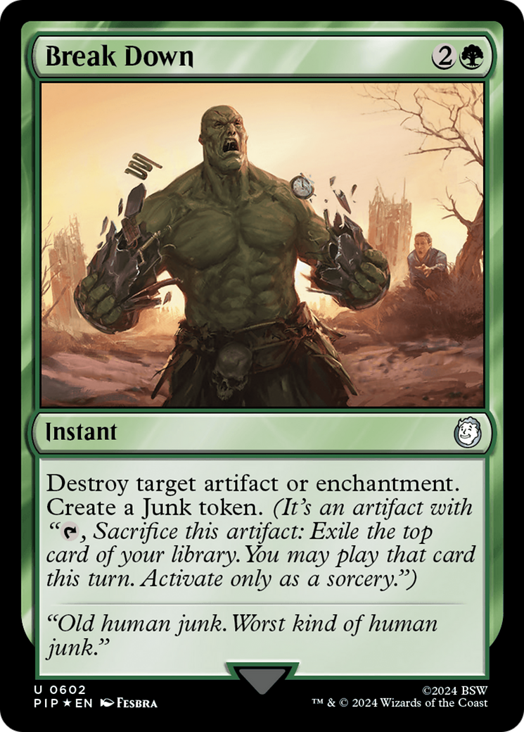 Break Down (Surge Foil) [Fallout] | Galaxy Games LLC