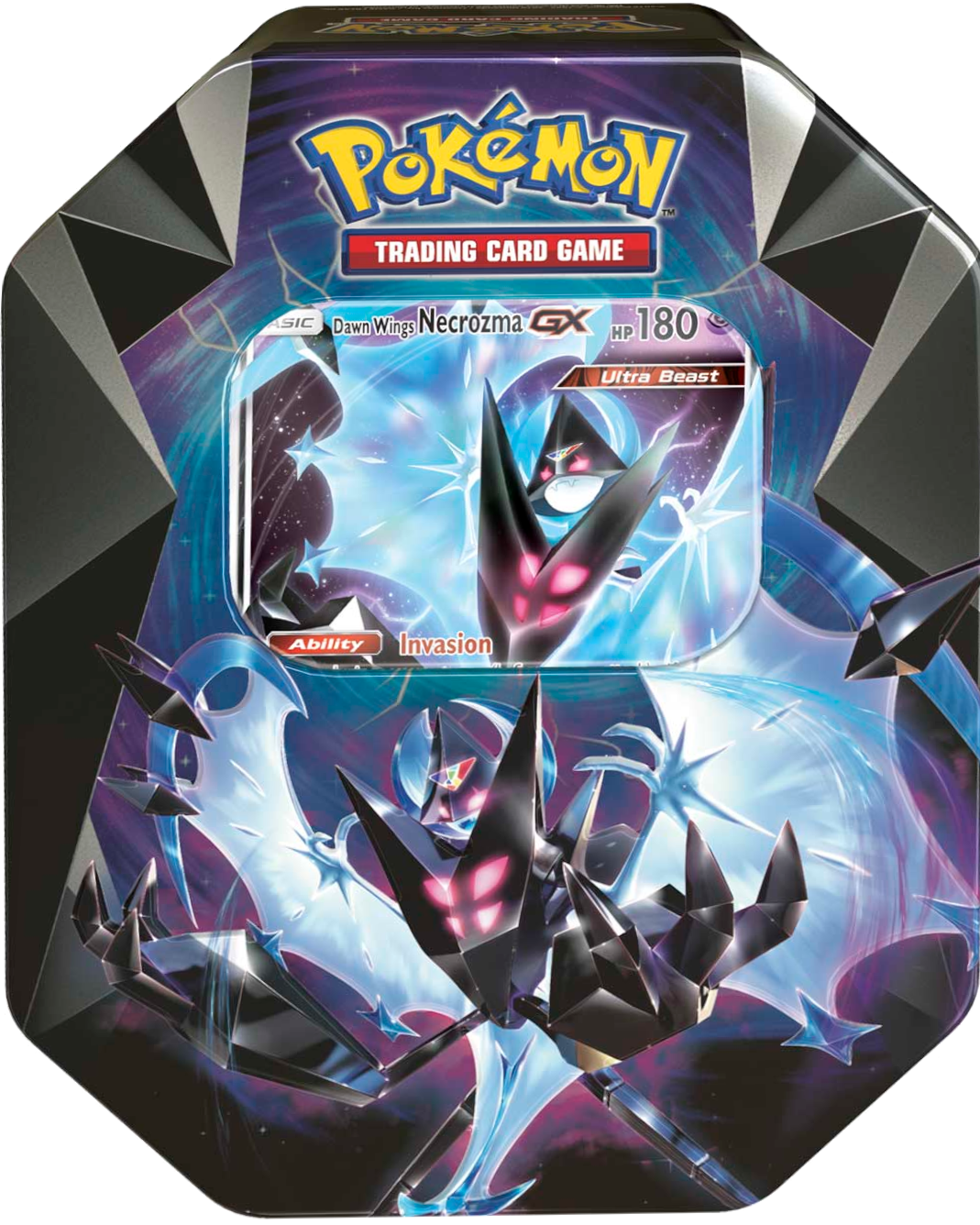 Necrozma Prism Tin (Dawn Wings Necrozma GX) | Galaxy Games LLC