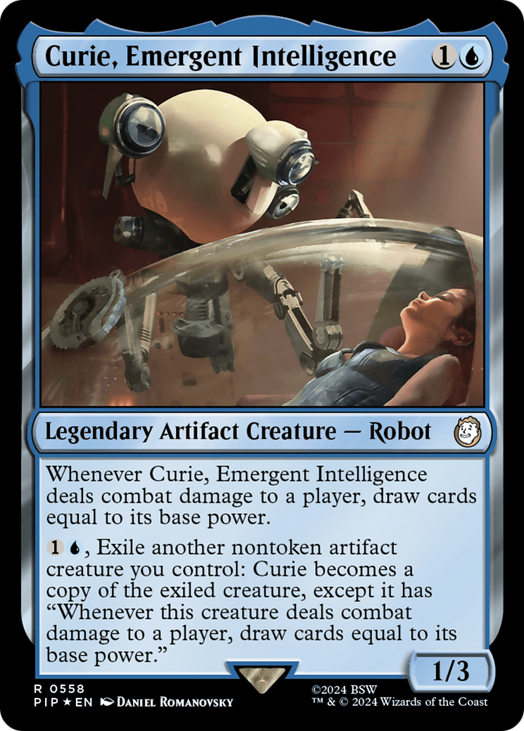 Curie, Emergent Intelligence (Surge Foil) [Fallout] | Galaxy Games LLC