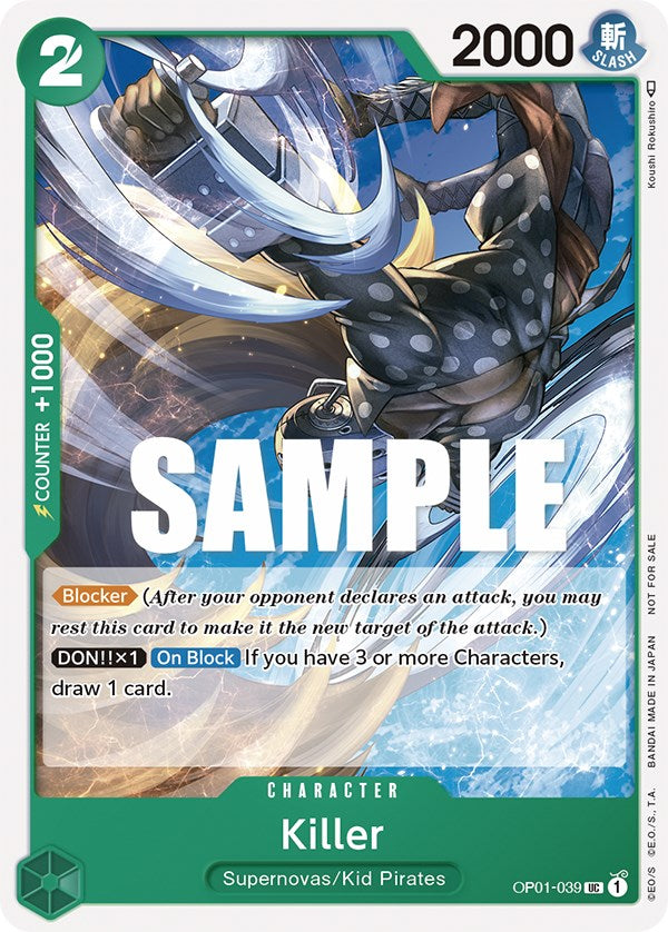 Killer (Promotion Pack 2023) [One Piece Promotion Cards] | Galaxy Games LLC