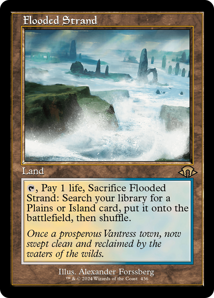 Flooded Strand (Retro) [Modern Horizons 3] | Galaxy Games LLC