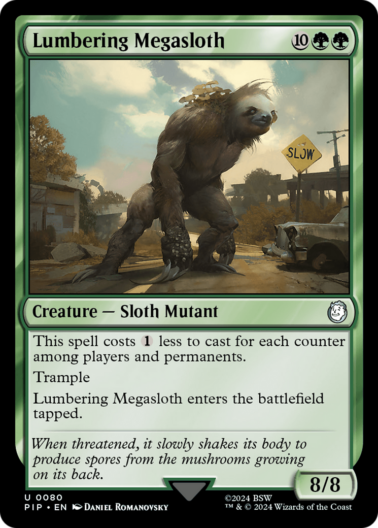 Lumbering Megasloth [Fallout] | Galaxy Games LLC