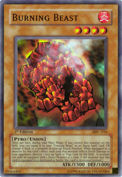 Burning Beast [MFC-016] Common | Galaxy Games LLC