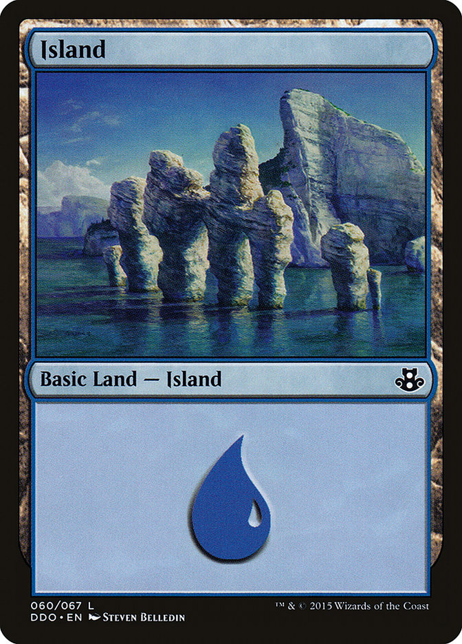 Island (60) [Duel Decks: Elspeth vs. Kiora] | Galaxy Games LLC