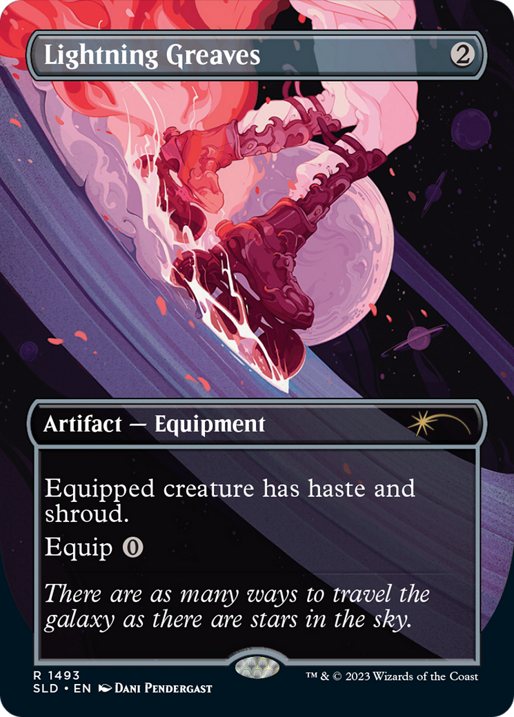 Lightning Greaves (1493) (Galaxy Foil) [Secret Lair Drop Series] | Galaxy Games LLC