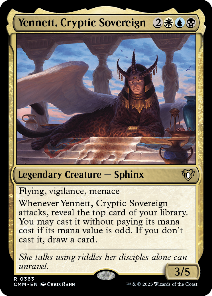Yennett, Cryptic Sovereign [Commander Masters] | Galaxy Games LLC