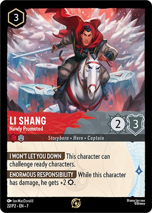 Li Shang - Newly Promoted (22) [Promo Cards] | Galaxy Games LLC