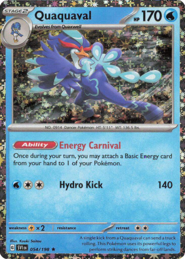 Quaquaval (054/198) (Sparkle Holo) [Miscellaneous Cards] | Galaxy Games LLC