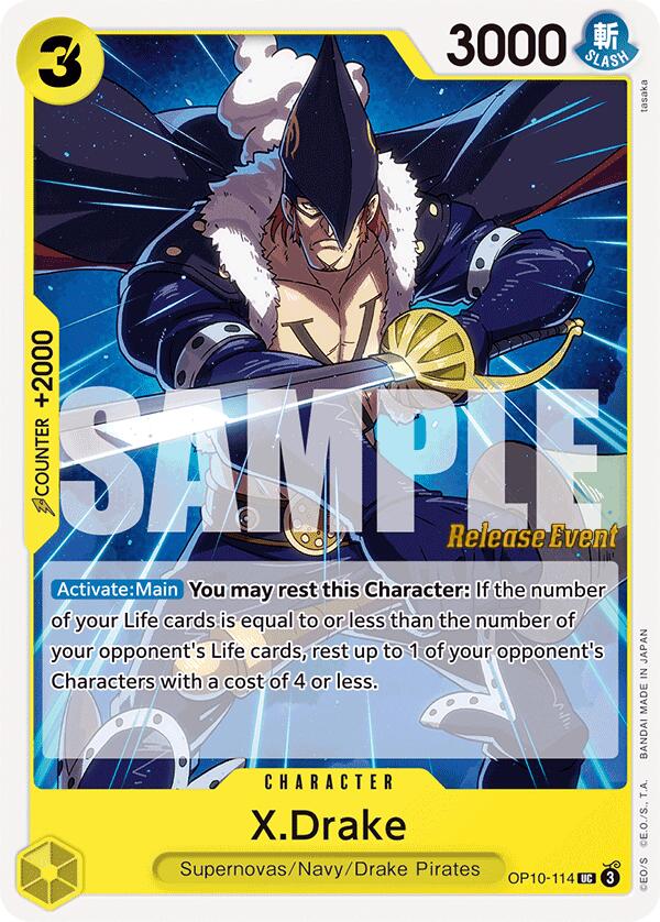 X.Drake [Royal Blood Release Event Cards] | Galaxy Games LLC