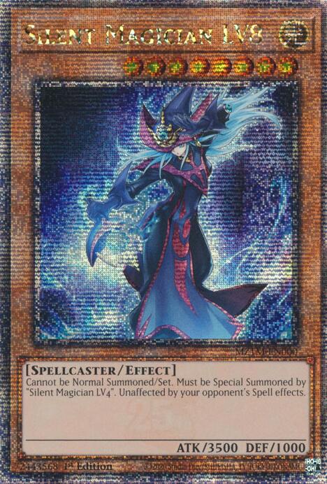 Silent Magician LV8 [MZTM-EN000] Quarter Century Secret Rare | Galaxy Games LLC