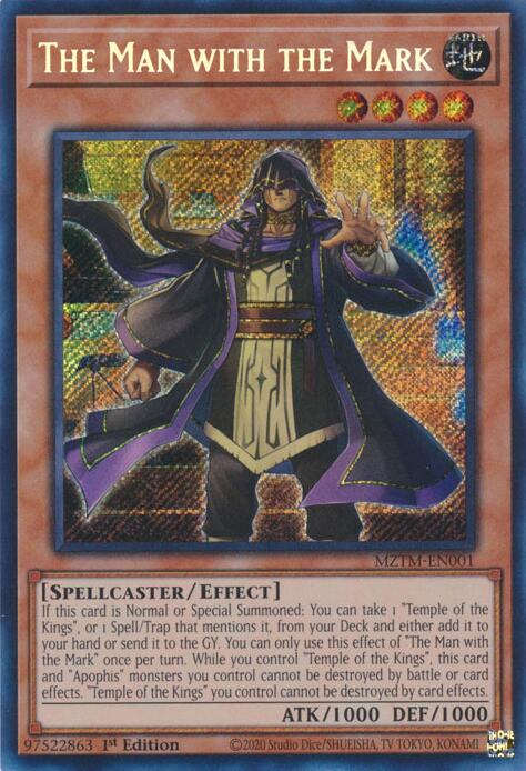 The Man with the Mark [MZTM-EN001] Secret Rare | Galaxy Games LLC