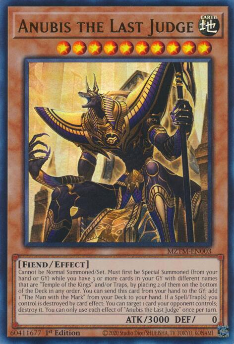 Anubis the Last Judge [MZTM-EN003] Ultra Rare | Galaxy Games LLC